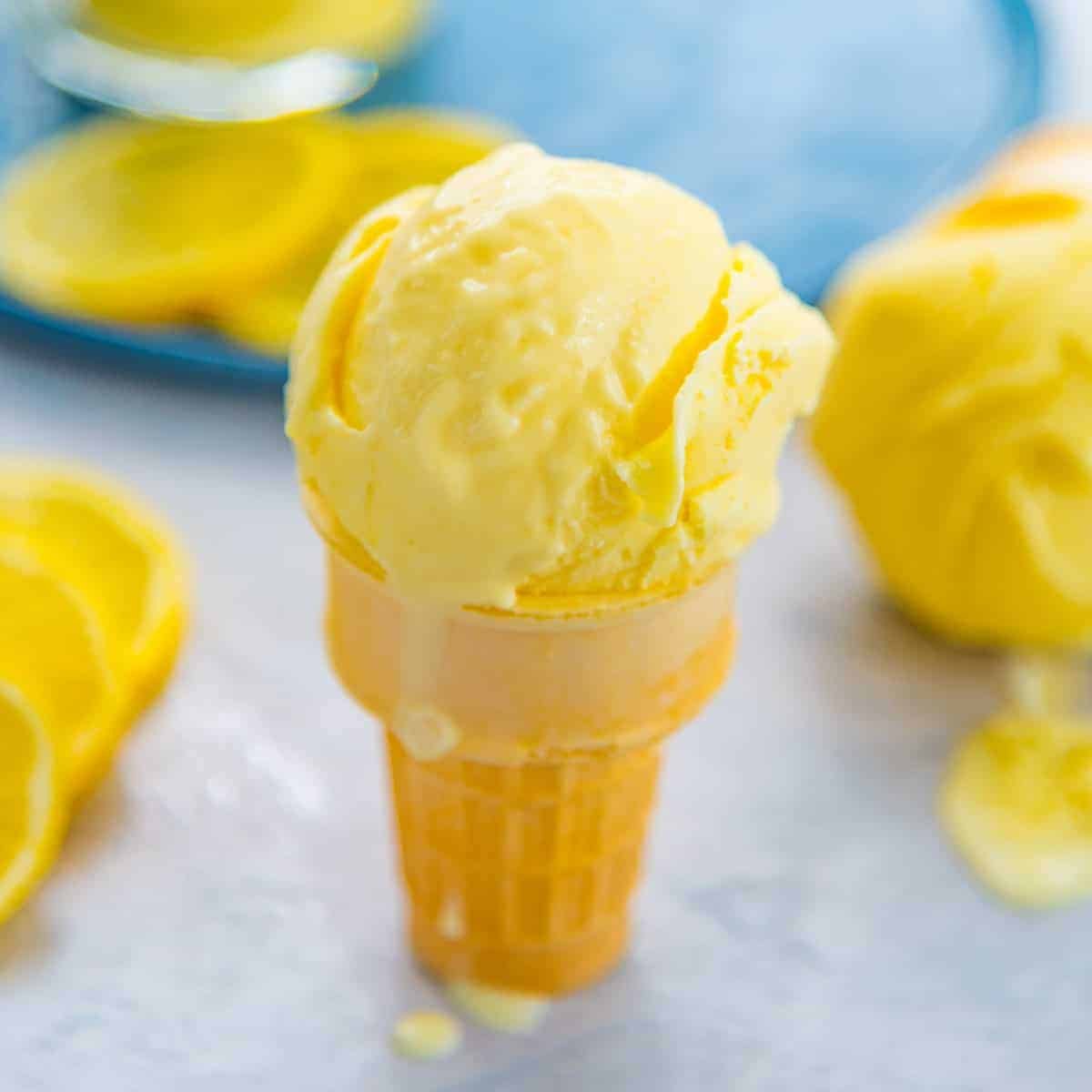 Lemon N Cheese Cream Ice Cream​